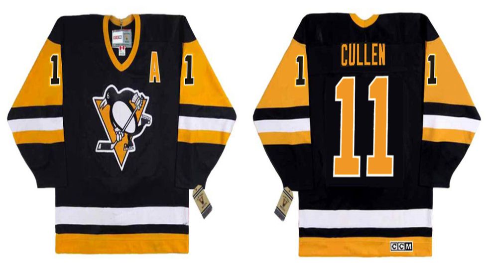 2019 Men Pittsburgh Penguins 11 Cullen Black CCM NHL jerseys